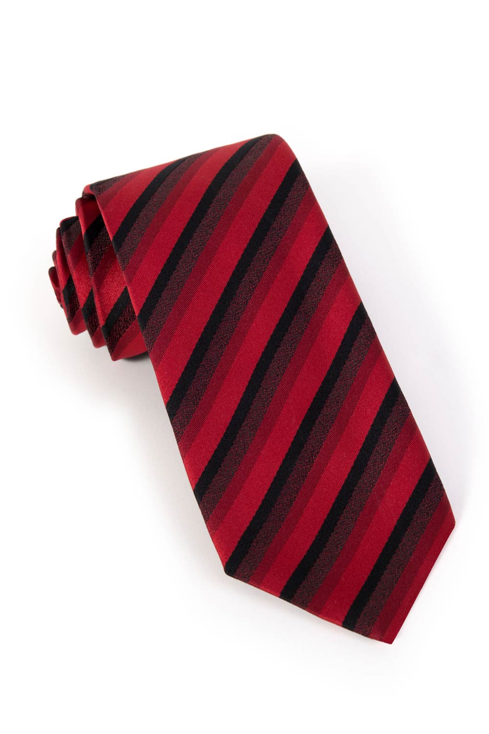 Red Striped Windsor Tie - Belmeade Mens Wear