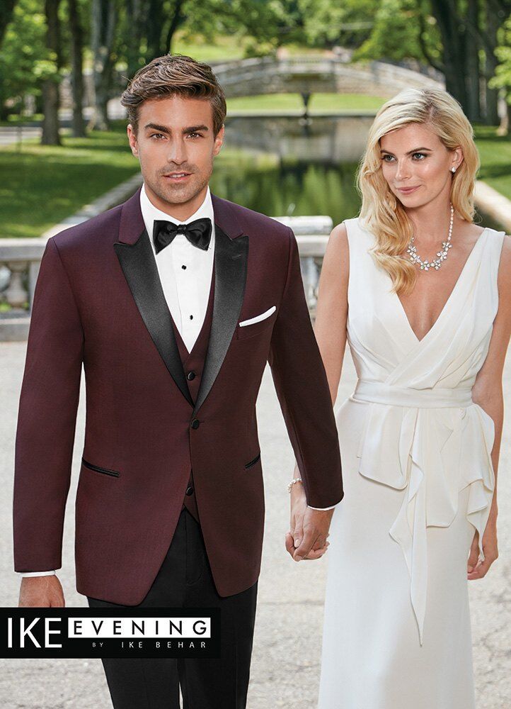 Something Different for Your Wedding: Burgundy Tuxedo Rental from ...